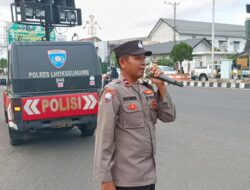 Himbauan Keamanan dan Ketertiban Masyarakat oleh Sat Binmas Polres Lhokseumawe