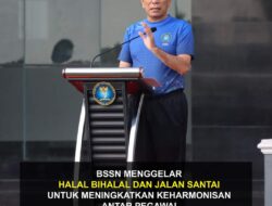 BSSN RI Halal Bihalal Dan Jalan Santai Setelah Libur Lebaran