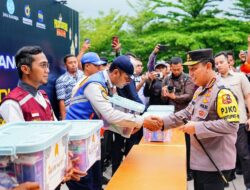 Kapolri Tinjau Kesiapan Polda Jateng Hadapi Arus Mudik di GT Kalikangkung