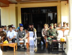 Dandim 0117/Aceh Tamiang Hadiri Apel Gelar Pasukan Operasi Kepolisian Terpusat Ketupat Seulawah 2024