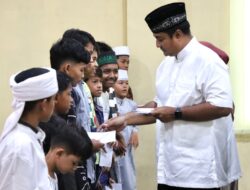 Kapolres Pidie Jaya dan PJU Menyelenggarakan Acara Buka Puasa Bersama dan Santunan Anak Yatim