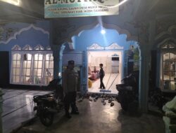 Laksanakan Pengamanan di Masjid Masjid Saat Sholat Tarawih, Cara Polsek Seruway Memberikan Rasa Nyaman Kepada Masyarakat Untuk Beribadah