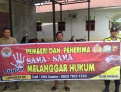 Cegah Pungutan Liar Dalam Pelayanan Publik, Personel Polsek Bendahara Gencar Sosialisasikan Saber Pungli