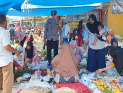 Polres Aceh Tamiang Beserta Polsek Jajaran Melakukan Patroli dan Pengamanan Tradisi Meugang