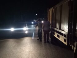 Cegah Kecelakaan, Satlantas Polres Aceh Tamiang Laksanakan Patroli Rutin Malam Hari