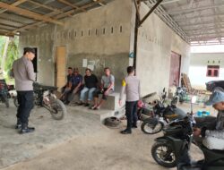 Personel Polsek Bendahara Sambang Warga Wujudkan Harkamtibmas