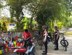 Sat Samapta Polres Aceh Tamiang Patroli Sepeda Rutin Guna Harkamtibmas