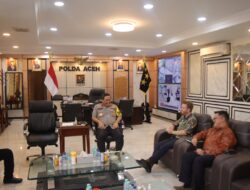Kunjungi Polda Aceh, Political Counsellor Kedubes Inggris Di Jakarta, Disambut Kapolda Aceh