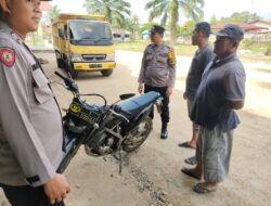 Personel Polsek Bendahara Sambang Warga Wujudkan Harkamtibmas