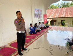 Satlantas Polres Aceh Tamiang Beri Edukasi Safety Riding Kepada Para Pelajar