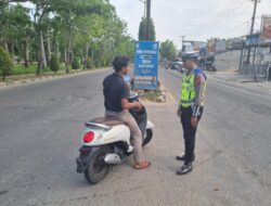 Berikan Teguran dan Himbauan Secara Humanis, Satlantas Polres Aceh Tamiang Laksanakan Patroli Dikawasan Jalur KTL