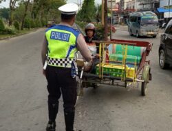 Satlantas Polres Aceh Tamiang Laksanakan Patroli Dikawasan Jalur KTL ( Kawasan Tertib Berlalulintas )