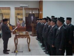 Lantik dan kukuh kan pengurus mpd ini pesan PJ bupati asra