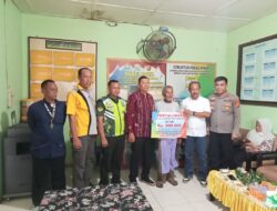 Kapolsek Kuala Simpang Monitoring dan Lakukan Pengamanan Penyaluran BLT-DD