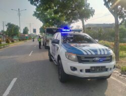 Cegah Kecelakaan, Satlantas Polres Aceh Tamiang Laksanakan Patroli Rutin