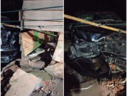 Salah Pijak Pedal Rem, Toyota Fortuner Tabrak Rumah Karyawan PT. PPP