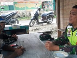 Menjalin Silaturahmi Babinsa  Komsos Dengan Tokoh Masyarakat