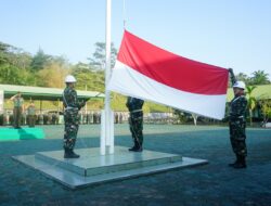 Kodim 0117/Aceh Tamiang Gelar Upacara Bendera Hari Senin