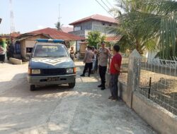 Personel Polsek Karang Baru Sambang Warga Jalin Kemitraan