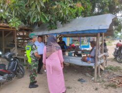 Untuk Mengetahui Kondisi Warga Binaan, Babinsa Kodim 08/Rantau Rutin Laksanakan Komsos