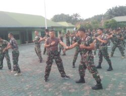 Kodim 0117/Aceh Tamiang Rutin Laksanakan Latihan Bela Diri Taktis