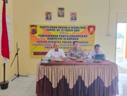 Sikum Polres Aceh Tamiang Mengelar Penyuluhan hukum Di Polsek Bendahara