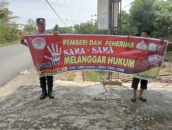 Cegah Pungutan Liar Dalam Pelayanan Publik, Personel Polsek Bendahara Gencar Sosialisasikan Saber Pungli