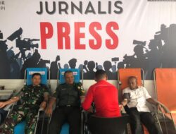Wartawan Lhokseumawe-Aceh Utara Sumbang Darah 50 Kantong