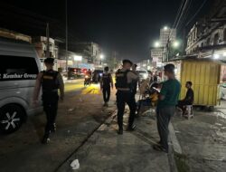 Cegah Guantibmas Satuan Samapta Polres Lhokeumawe, rutin laksanakan Patroli malam