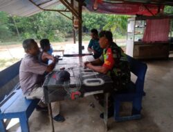 Menjalin Silaturahmi, Babinsa 08/Rantau Komsos Dengan Tokoh Masyarakat
