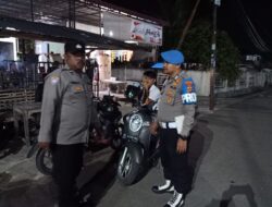 Polsek Muara Satu Tingkatkan Patroli Dialogis untuk Menjaga Kamtibmas di Lhokseumawe