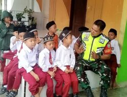 Bangkitkan Semangat Belajar, Babinsa Berikan Motivasi kepada Murid SD
