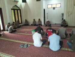 Guna Meningkatkan dan Penguatan Kerohanian dan Mental, Bag SDM Polres Aceh Tamiang Gelar Giat Binrohtal Personil