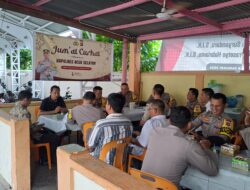 Jumat Curhat : Kapolres Aceh Selatan Sampaikan Masalah Gangguan Kamtibmas
