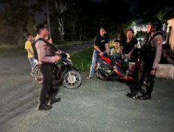 Unit URC Sat Samapta Polres Aceh Tamiang Laksanakan Patroli Rutin, Ciptakan Situasi Yang Aman dan Kondusif.