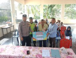 Bhabinkamtibmas Desa Paya Bedi Monitoring dan Lakukan Pengamanan Penyaluran BLT-DD