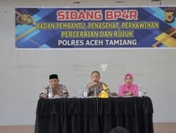 Polres Aceh Tamiang Gelar Sidang BP4R Dalam Rangka Pembinaan Perceraian