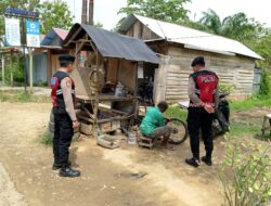 Unit URC Sat Samapta Polres Aceh Tamiang Laksanakan Patroli Dialogis Secara Rutin Cegah Guantibmas
