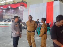 Pelaksanaan Patroli di Lokasi Pelantikan dan Pengambilan Sumpah/ Anggota PPS
