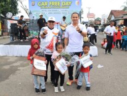 Car Free Day di Menggala, Kompol Kasyfi: Selain Festival Band Juga Ada Lomba Mewarnai Tingkat Paud