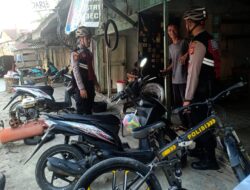 Sentuh Masyarakat Lebih Dekat, Sat Samapta Polres Aceh Tamiang Patroli Kota Dengan  Bersepeda
