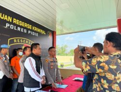 Satreskrim Polres Pidie Amankan Pelaku Penganiyaan Dengan Pemberatan