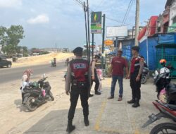 Unit URC Sat Samapta Polres Aceh Tamiang Laksanakan Patroli Rutin Ciptakan Situasi Yang Aman dan Kondusif.