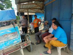 Jalin Kemitraan dan Jaga Harkamtibmas, Personel Polsek Kejuruan Muda Sambang Warga