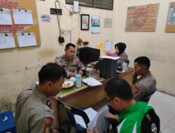 kegiatan Tinjut Audit Kinerja Tahap I Aspek Perencanaan dan Pengorganisasian oleh Siwas pada Polsek Jajaran Polres Aceh Tamiang T.A 2024