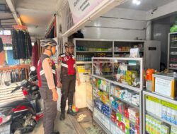 Sat Samapta Polres Aceh Tamiang Patroli Dialogis Dengan Bersepeda di Kota Kuala Simpang