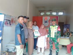 Bantuan Bahan Pangan Beras di Salurkan 9 Desa (Kampung)