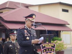 Polres Pidie Gelar Upacara Hari Lahir Pancasila