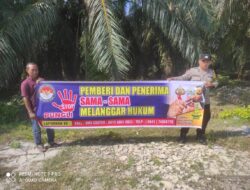 Cegah Pungutan Liar, Personel Polsek Tamiang Hulu Sosialisasikan Saber Pungli