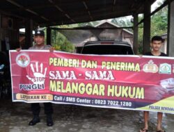 Cegah Praktek Pungli, Personel Polsek Bendahara Gencar Sosialisasikan Saber Pungli